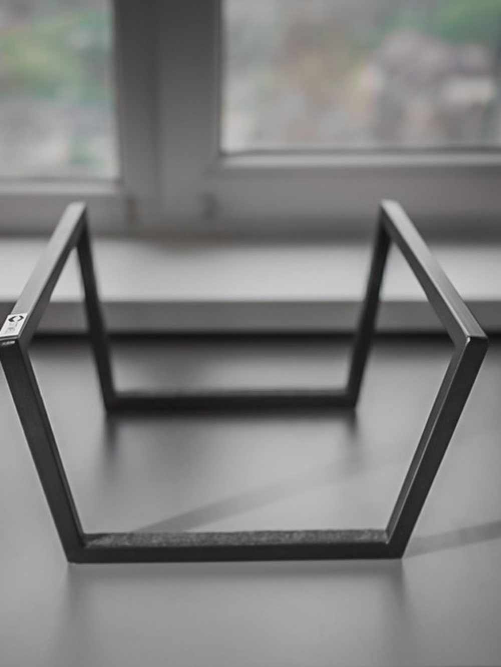 Abrand Black Metal Monitor Riser Frame